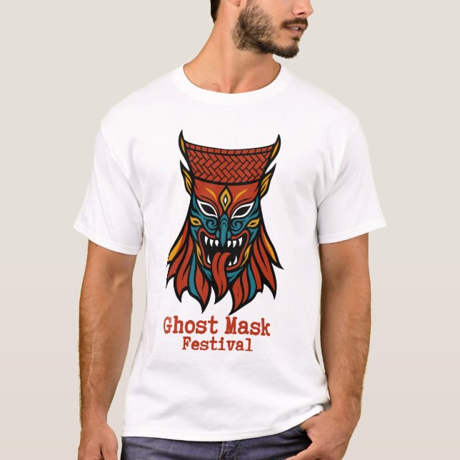 Camiseta festival de máscara fantasma (Frente)