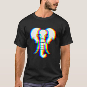Camiseta Festival de Música House Vaporwave de Elefante EDM