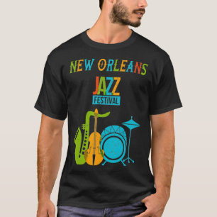 Camiseta Festival de Música Jazz de Nova Orleans