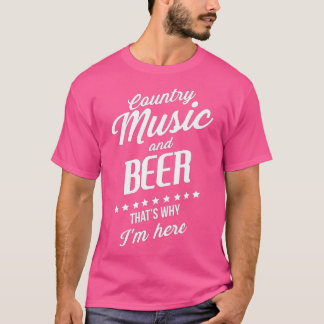 Camiseta Festival De Música Por País Engraçado E Beer Por I