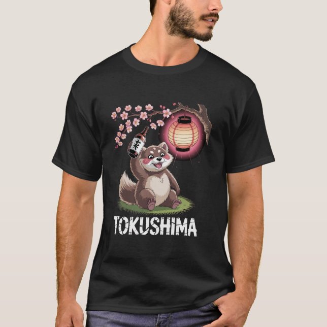 Camiseta Festival de Tanuki de Tokushima  (Frente)