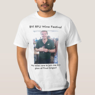 Camiseta Festival de vinho de BVI RFU