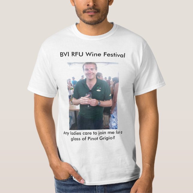 Camiseta Festival de vinho de BVI RFU (Frente)