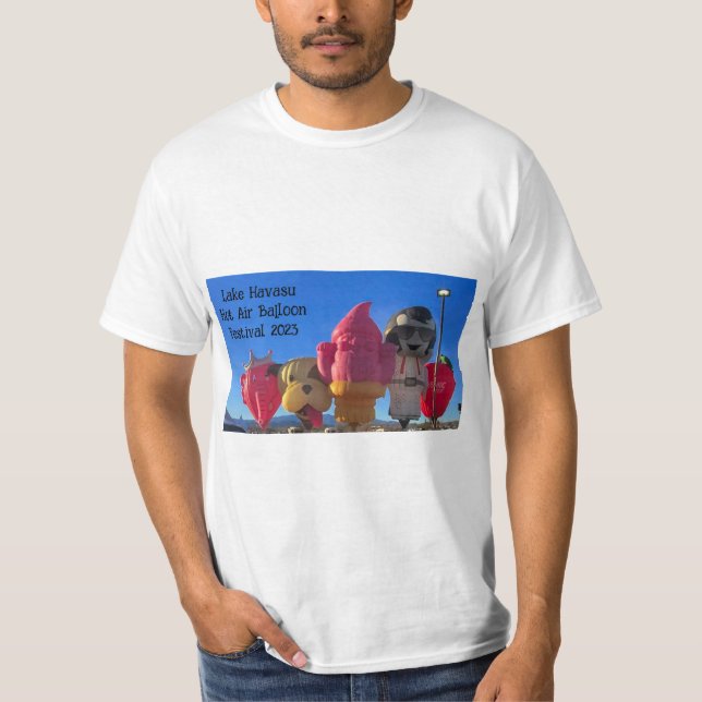 Camiseta Festival do Balão de Ar Quente do Lago Havasu 2023 (Frente)
