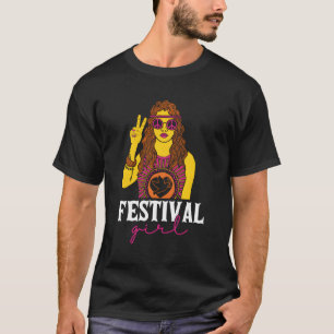 Camiseta Festival Hippy Sinal de Paz Hippies Pacifista