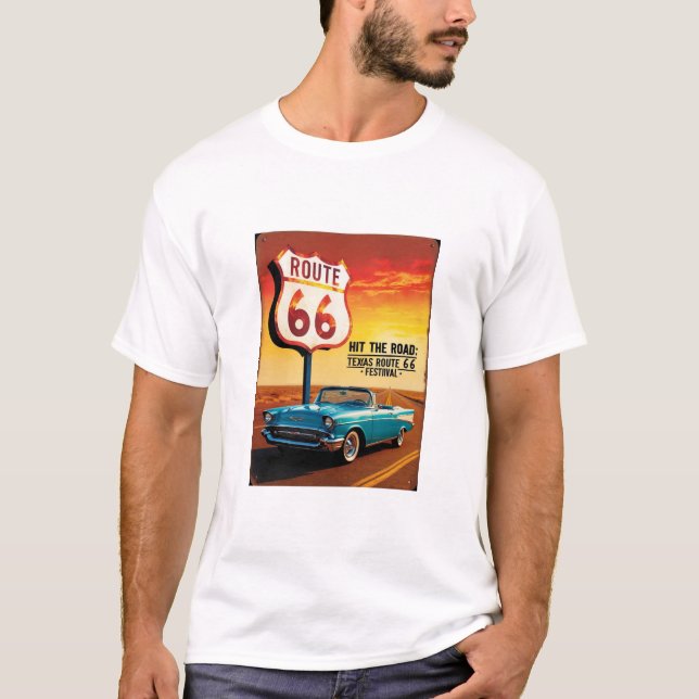 Camiseta Festival Texas Route 66 (Frente)