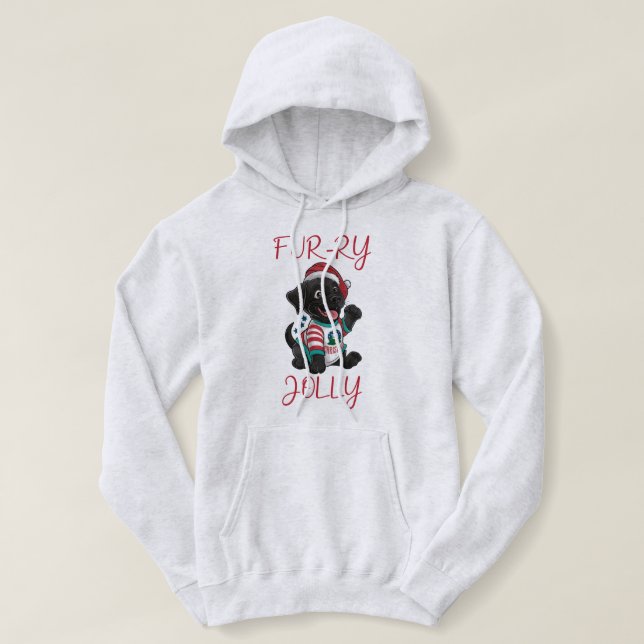Camiseta "Festive Canine Joy" (Frente do Design)