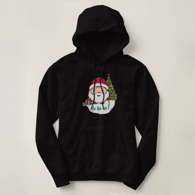 Camiseta “Festive Christmas Hoodie – Cozy Holiday Vibes” (Frente do Design)