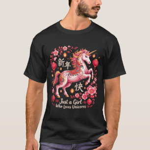 Camiseta Festivo 2026 Apenas Garota Que Ama Unicórnios Cava