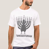 Camiseta festivo de "Thanksgivukkah"