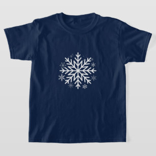 Camiseta Festivo Elegance Snowflake Design de inverno