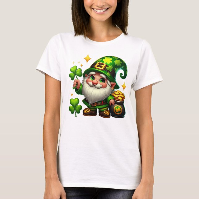 Camiseta Festivo Leprechaun Charm (Frente)