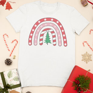Camiseta Festivo Natal Rainbow
