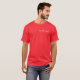 Camiseta Festivo Red Business Adicione seu nome de logotipo (Frente Completa)
