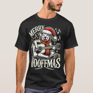 Camiseta Festivo Woofmas Cães Feliz Natal T-Shi