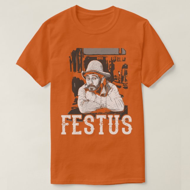 Camiseta Festus de Gunsmod (Frente do Design)