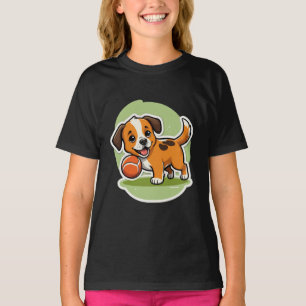 Camiseta Fetch Acontece - Caricatura Engraçada De Cão