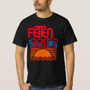 Camiseta Fetten Bass - DJ - Diversão Lustige Sprüche Sprüch