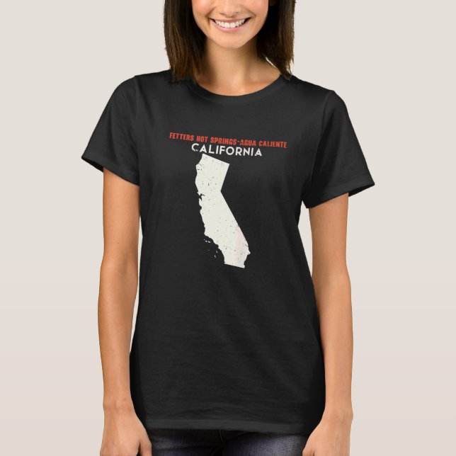 Camiseta Fetters Hot Primaveras Agua Caliente California US (Frente)