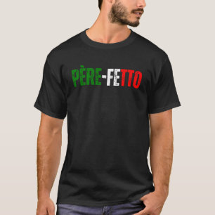 Camiseta Fetto Padre do Original, Itália Presente para Home