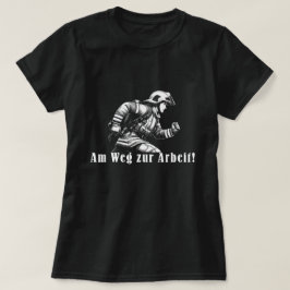 Camiseta Feuerwehrfrau "Auf dem Weg zur Arbeit!"