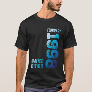 Camiseta Fevereiro 1998 Ano 1998 Retro 1998 Vintage 1998 Ed