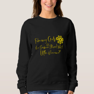 Camiseta Fevereiro As Meninas Estão Misturadas Com Um Pouco