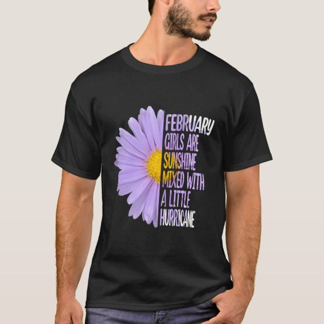 Camiseta Fevereiro Daisy Aster (Frente)