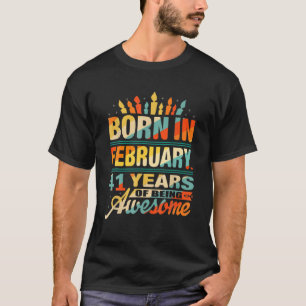 Camiseta Fevereiro De 1981 Presentes De 41 Anos De Rua