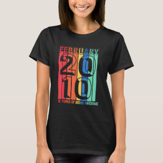 Camiseta Fevereiro De 2010 12 Anos De Espetacular Vintage 1