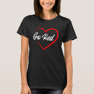 Camiseta Fevereiro Doença Cardíaca Sensibilização Mês Coraç