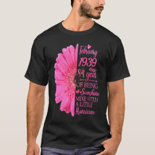 Camiseta Fevereiro Rapariga 1939 T 84 Anos 84