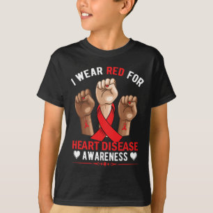 Camiseta Fevereiro Vestimos a Consciência Ameri da Doença d