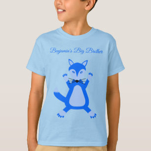 Camiseta Fez-de-feiticeiro Azul e Bonito Fox Personalizado 