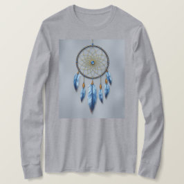 Camiseta Fezes de Lavanda Azul de Dreamcatcher Douradas Met
