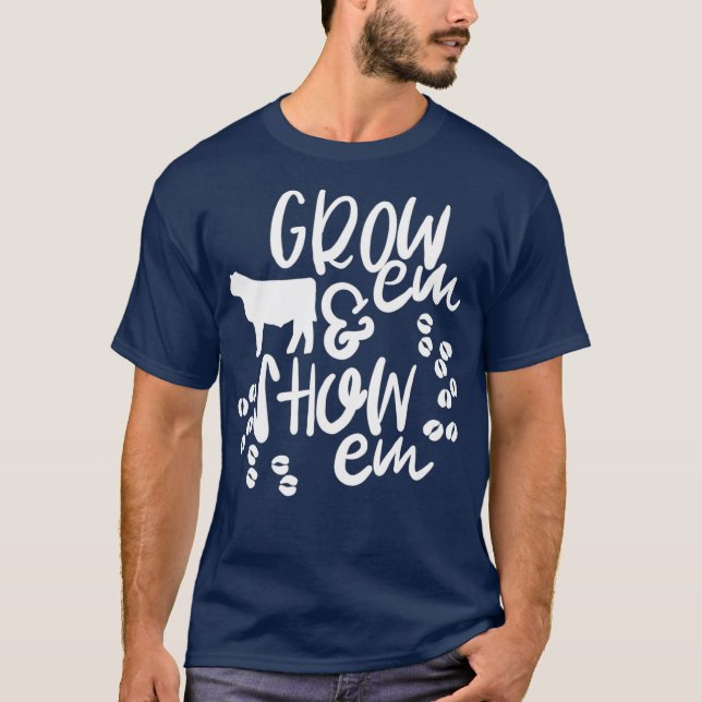 Camiseta FFA Cultivo em Movimento 4H Bonito Mostra em Anima (Frente)