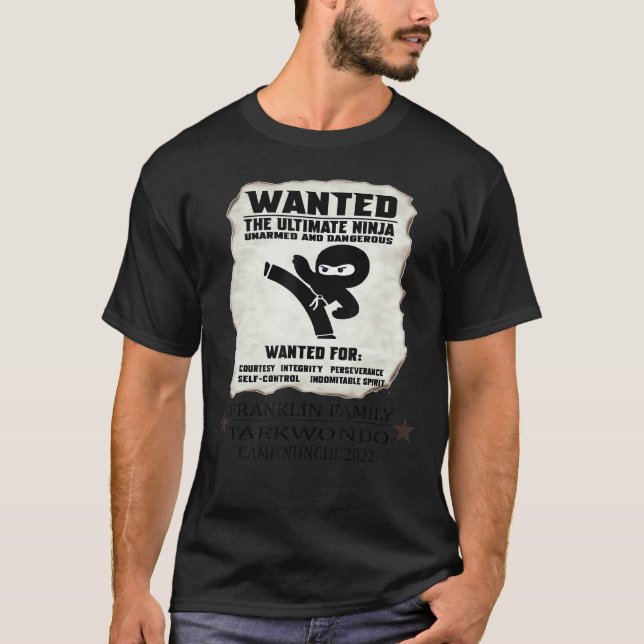 Camiseta Fftkd Camp Nunchi 2022 queria Ultimate Ninja (Frente)