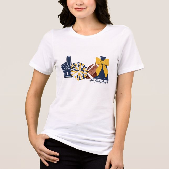 Camiseta #FHSCheer Tee - Women (Frente)