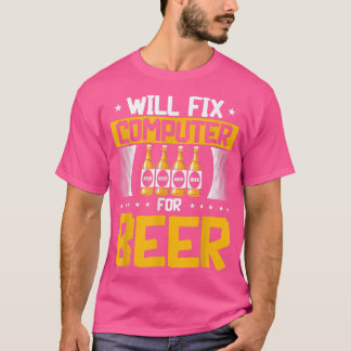 Camiseta Fi-computador para o programa de suporte técnico d