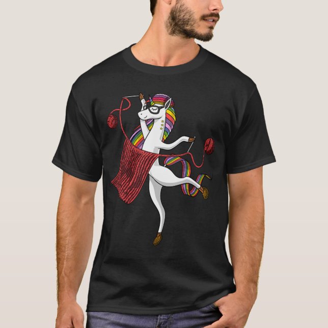 Camiseta Fiação de lã de unicórnio (Frente)