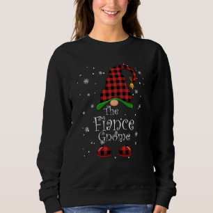 Camiseta Fiance Gnomo Buffalo Xadrez Matching Family Christ