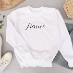 Camiseta Fiance Sweet Para Ela<br><div class="desc">Camisola de alimentação,  Camisa de noiva personalizada,  presente de casamento,  camisa de suor noiva,  Chá de panela,  blusa branca,  personalize com um ano,  data ou nome.</div>