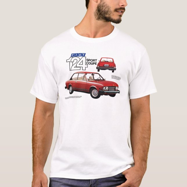 CAMISETA FIAT 124 COUPE436 (Frente)