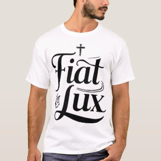 Camiseta Fiat Lux - Que Haja Design espiritual Luz