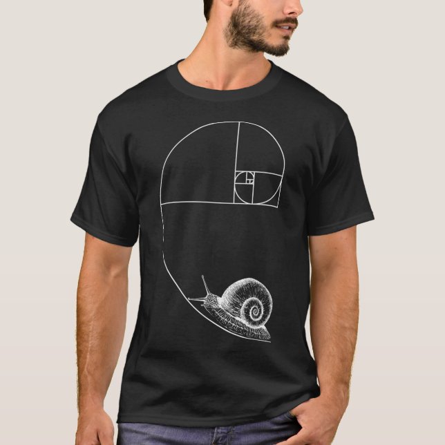 Camiseta Fibonacci Com Matemática De Caracol Geom Professor (Frente)