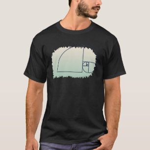 Camiseta Fibonacci Segue Corte Dourado