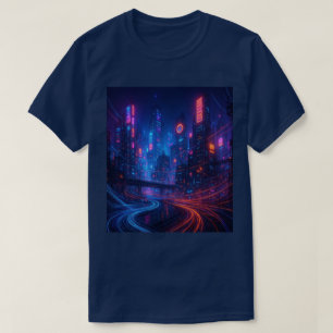 Camiseta Fibra ótica Cityscape