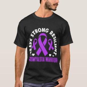 Camiseta Fibra Resiliente Forte Fibromialgia Guerreira Brav