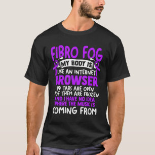Camiseta Fibro - Fibro Sobrevivente Fibromialgia Engraçada 