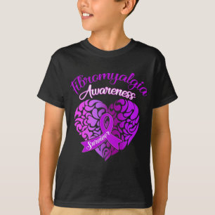 Camiseta Fibromialgia Consciência Dor Crônica Mulheres Guer